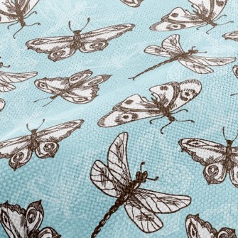 Butterflies And Dragonflies Performance Linen