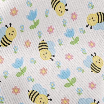 Tulips And Bees Standard Corduroy