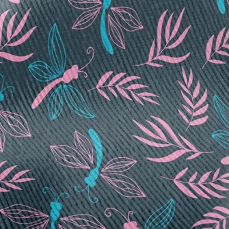 Dragonfly And Leaves Standard Corduroy
