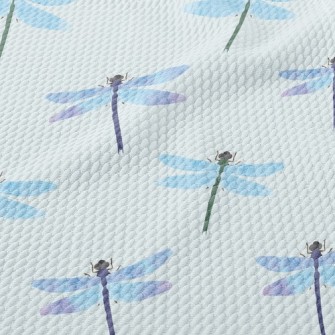 Blue Dragonfly Birdseye Piqué