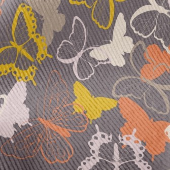 Brightly Colored Butterflies Standard Corduroy