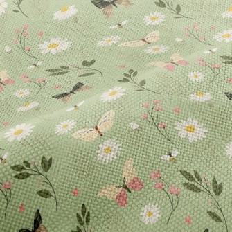 Flowers And Butterflies Performance Linen