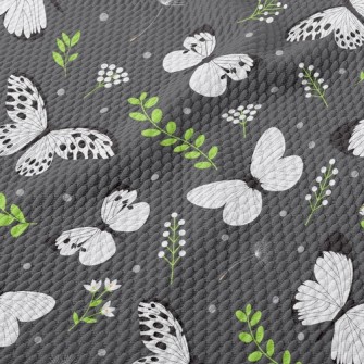 Small White Butterfly Birdseye Piqué