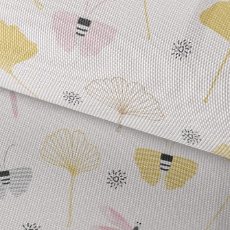 Dragonfly And Ginkgo Leaves Waterproof Oxford