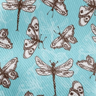 Butterflies And Dragonflies Standard Corduroy