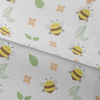 Flower Bees Waterproof Oxford