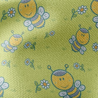Cute Bee Waterproof Canvas