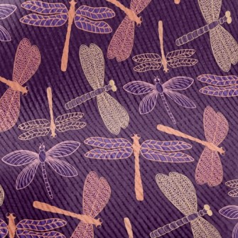 Purple Dragonfly Standard Corduroy