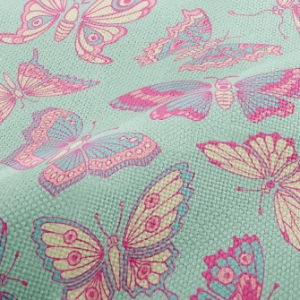 Pink Butterfly Performance Linen