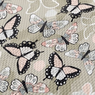 Colorful Butterfly Birdseye Piqué