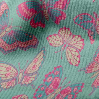 Pink Butterfly Terry