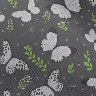 Small White Butterfly Chiffon