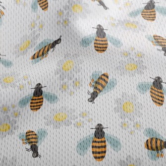 Busy Bee Athletic Mesh Flat Back