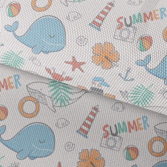 Whale And Boat Waterproof Oxford