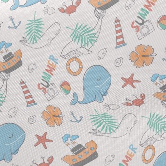 Whale And Boat Twill