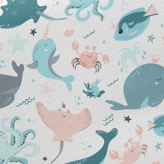 Stingray And Octopus Twill