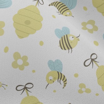 Honeycomb And Bees Chiffon