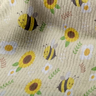 Bee And Sunflower Terry