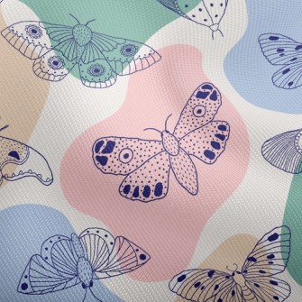 Variety Of Butterflies Dobby