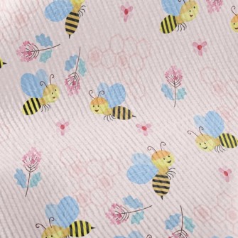 Bees And Flowers Standard Corduroy