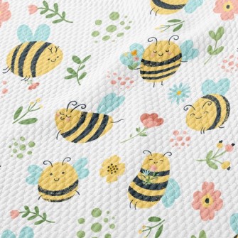 Lively Bee Birdseye Piqué