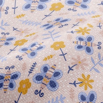 Flowers And Butterflies Performance Linen