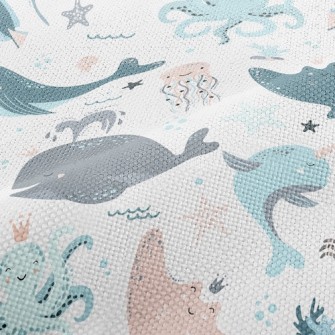 Stingray And Octopus Performance Linen