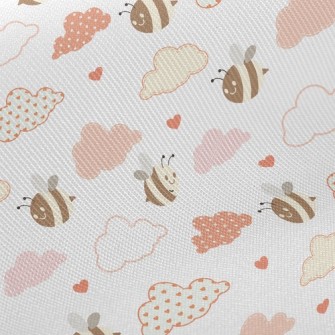 Bees And Clouds Twill