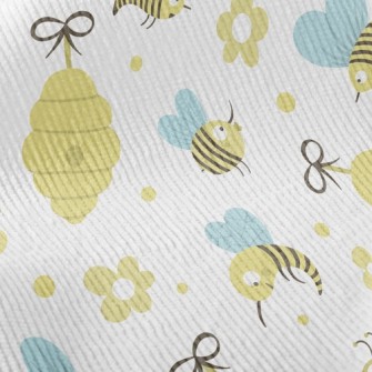 Honeycomb And Bees Standard Corduroy