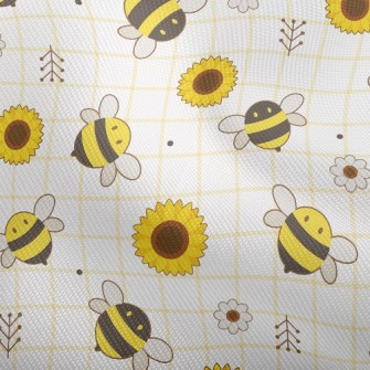 Bee And Sunflower Dobby