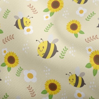 Bee And Sunflower Dobby