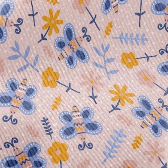 Flowers And Butterflies Standard Corduroy