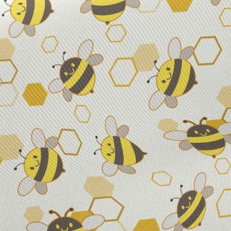 Honeycomb Bee Twill