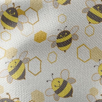 Honeycomb Bee Waterproof Canvas