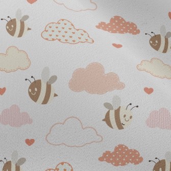 Bees And Clouds Chiffon