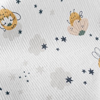 Bee In Flower Standard Corduroy