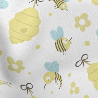 Honeycomb And Bees Stretch Ponte