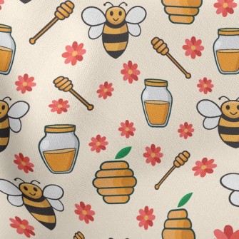 Sweet Honey And Bees Stretch Ponte
