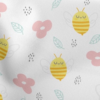 Bee And Flower Stretch Ponte