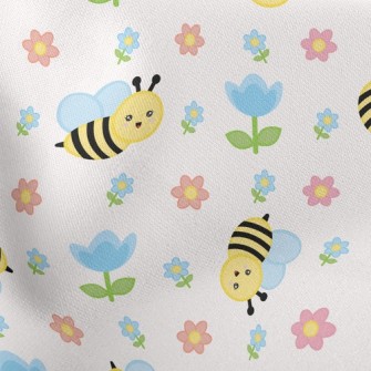 Bee And Flower Stretch Ponte