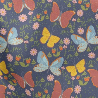 Butterflies And Flowers Stretch Ponte