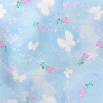 Butterflies And Roses Stretch Ponte