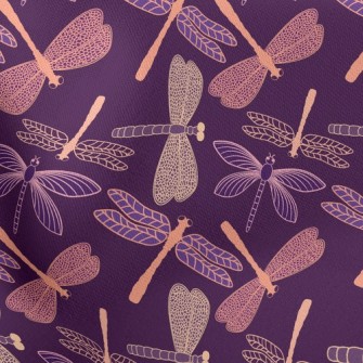 Purple Dragonfly Stretch Ponte