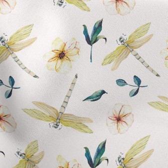 Flowers And Dragonflies Stretch Ponte