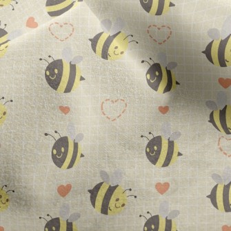 Cute Bee Micro Fleece