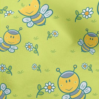Cute Bee Micro Fleece