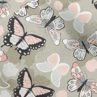 Colorful Butterfly Micro Fleece