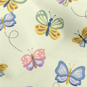 Colorful Butterfly Micro Fleece