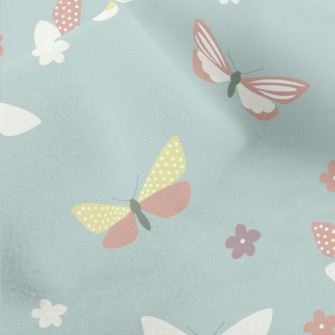 Butterflies Flying Micro Fleece
