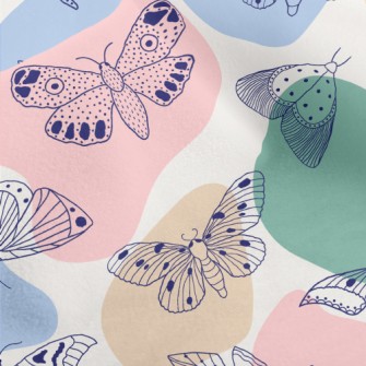 Variety Of Butterflies Micro Fleece